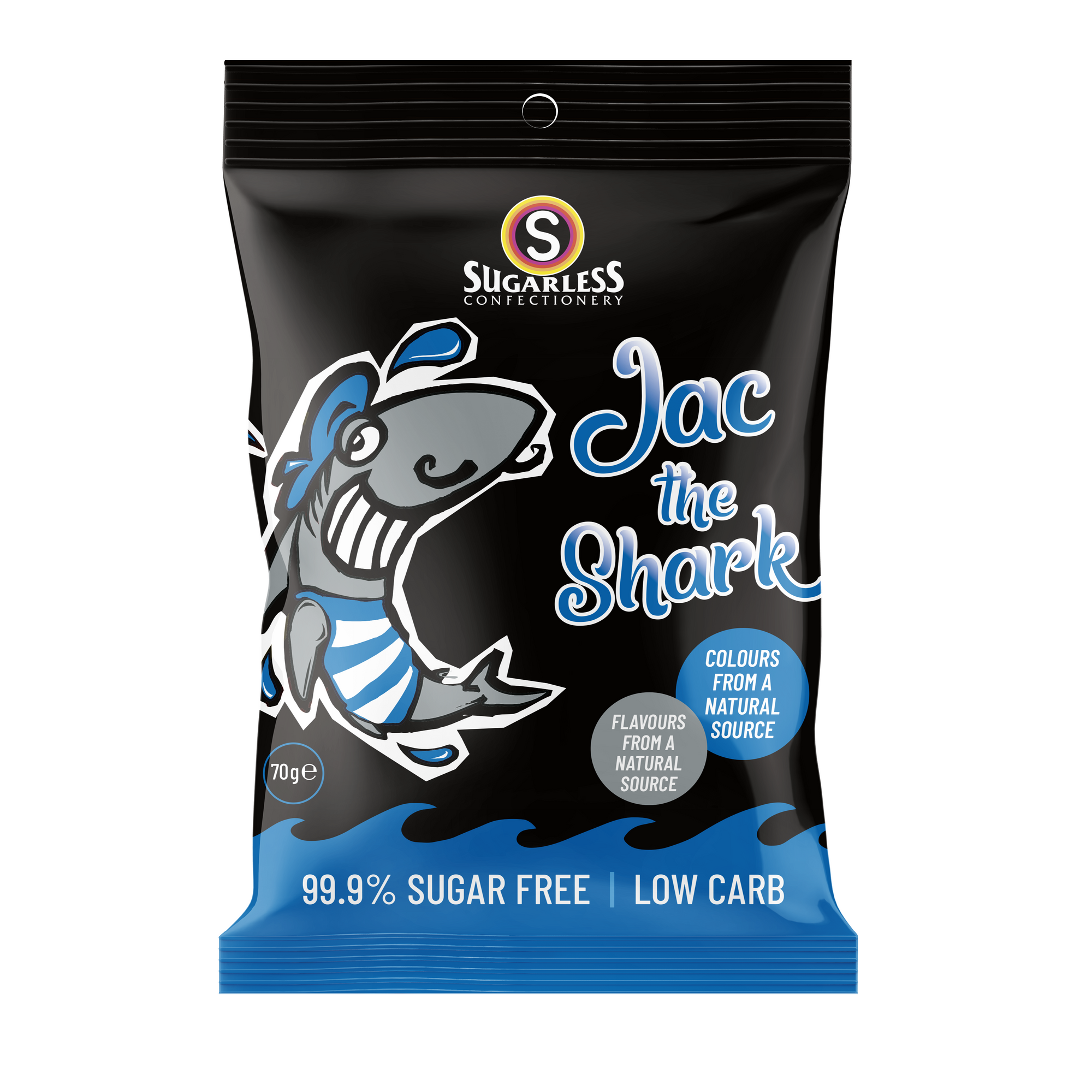Jac the Shark - 70g - Sugarless Confectionery