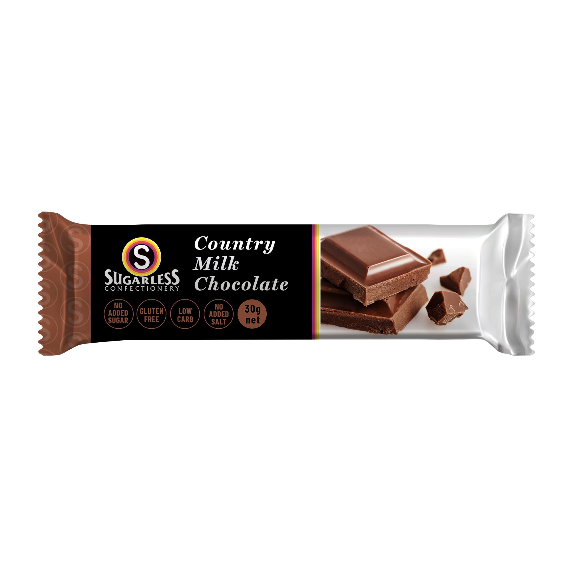 Country Milk - 30g - Sugarless Confectionery