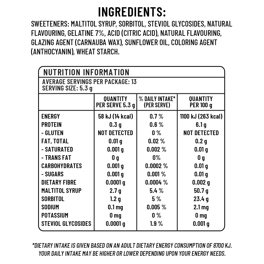 Red Frogs - Sugarless Confectionery