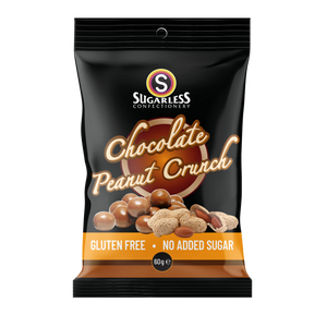 Chocolate Peanut Crunch Balls - 60g - Sugarless Confectionery