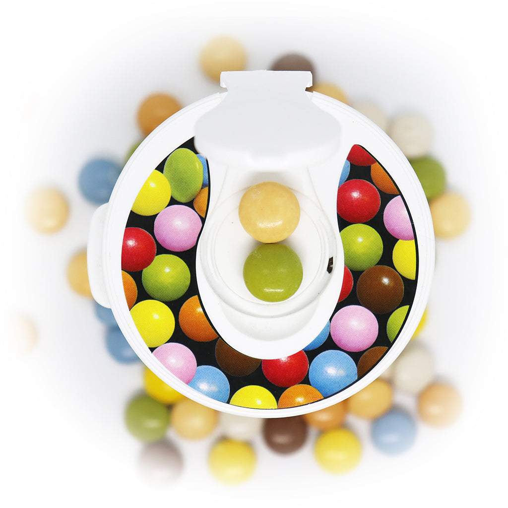 Be Smart Container full of Chocolate coated beans - 80g - Sugarless Confectionery