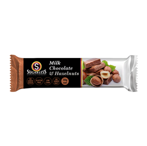 Milk Chocolate & Wild Hazelnuts - 30g - Sugarless Confectionery
