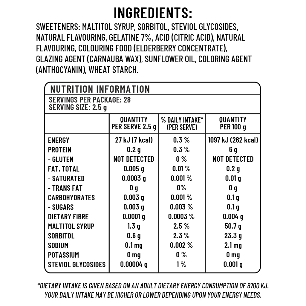 Berry Mix - Sugarless Confectionery