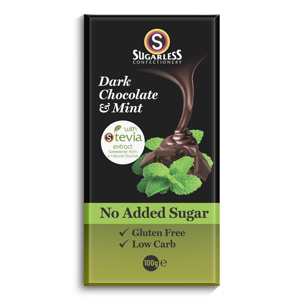 Dark Chocolate & Mint - Sugarless Confectionery