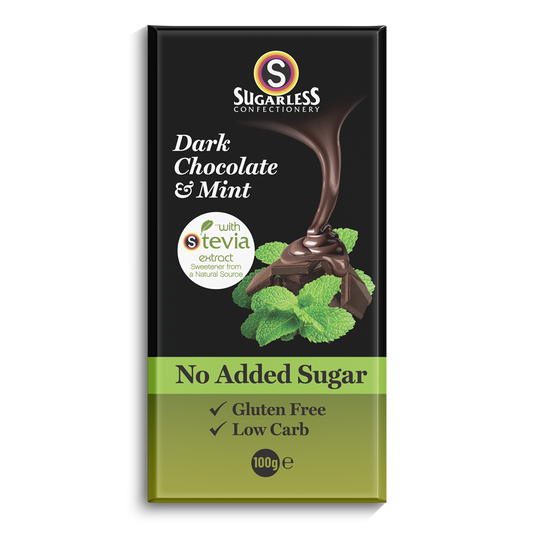 Dark Chocolate & Mint - Sugarless Confectionery