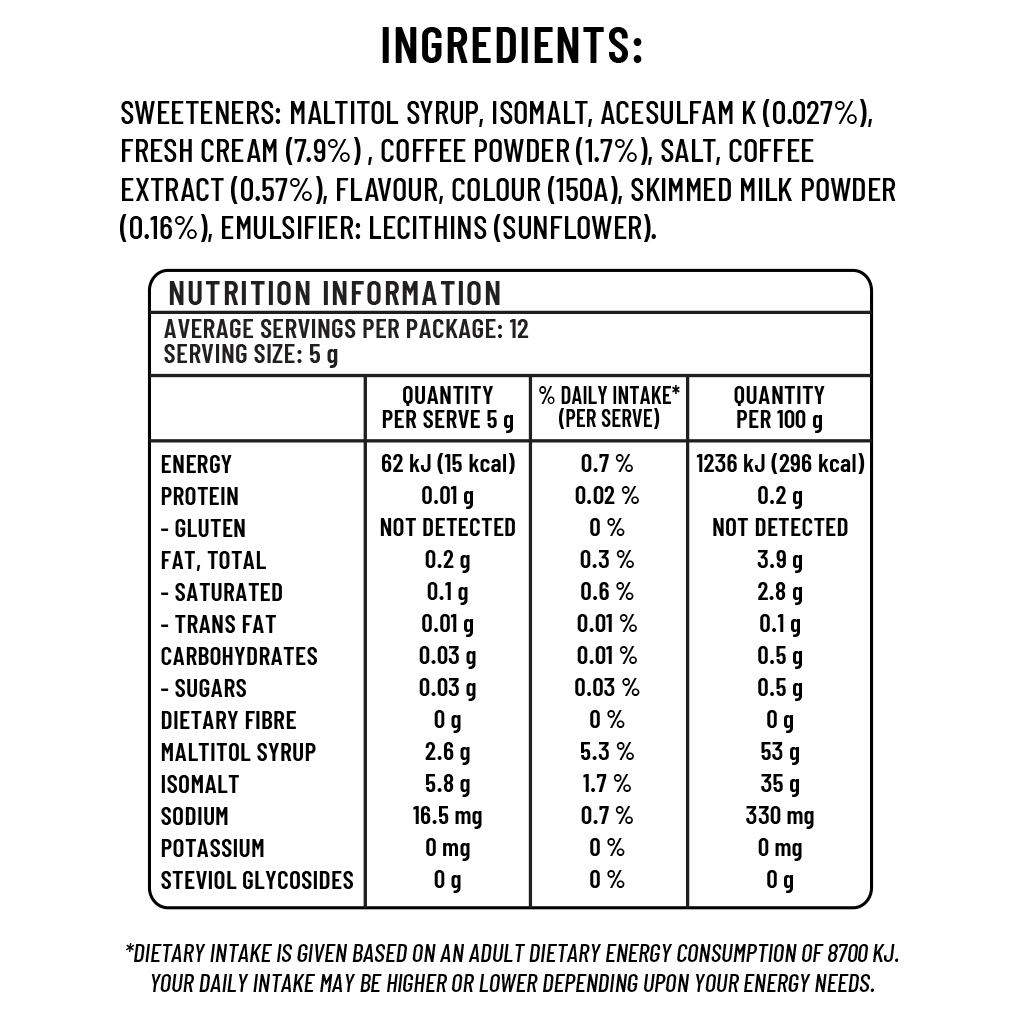 Espresso - Sugarless Confectionery